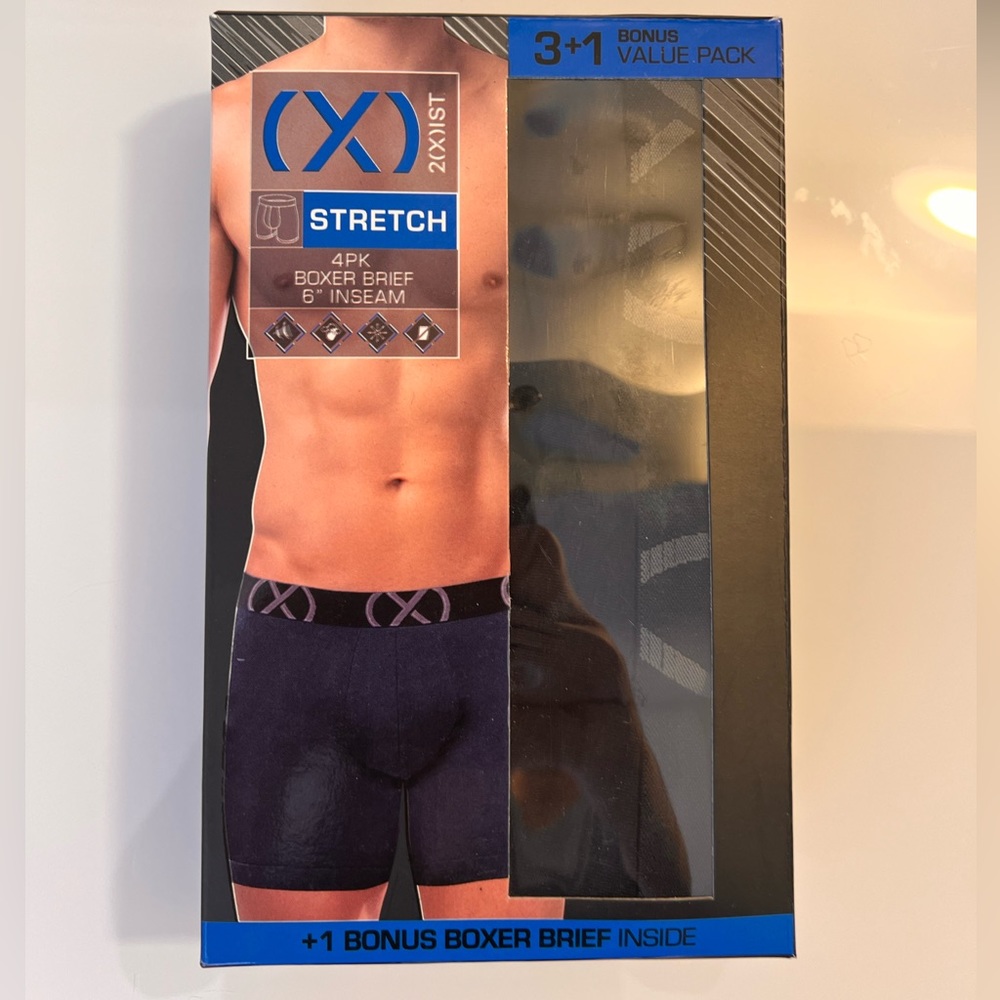 NWT / 2(X)ist stretch boxer briefs